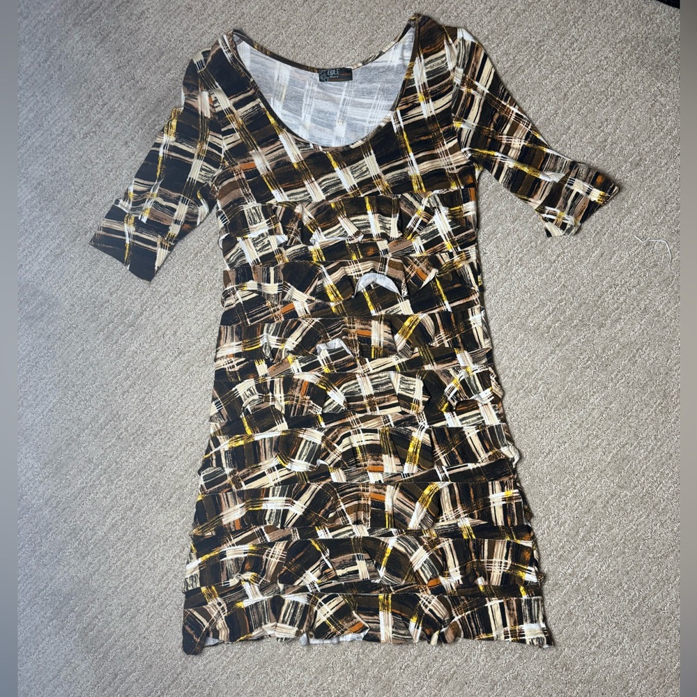 Abstract Patterned Dress - Picture 2 of 5